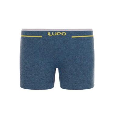 Imagem de Cueca lupinho boxer 0137-010 infantil - LUPO, M, Azul