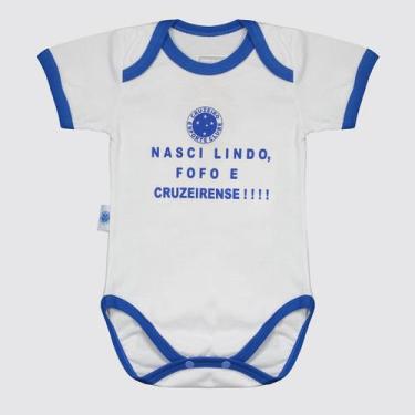 Imagem de Body Cruzeiro Nasci Lindo Infantil Branco - Reve Dor, P