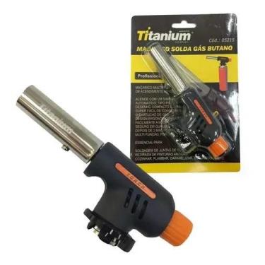 Imagem de Maçarico a Gás Butano Titanium 5215 Regulável com Ignição Automática  