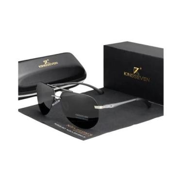 Imagem de Óculos De Sol Polarizados Unissex Sem Armação Em Alumínio UV400 Anti-r