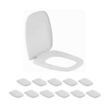Imagem de Kit 12 Assento Sanitario Like Branco Incepa - Celite