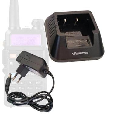 Imagem de Base carregadora para radio comunicador compatível com baofeng UV5R UV