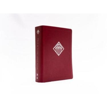 Imagem de Livro - Bíblia de Estudo Thomas Nelson NVI, Capa luxo vinho, Leitura P