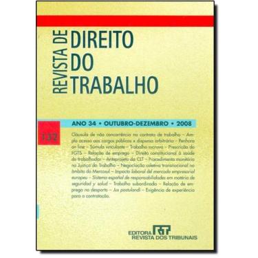 Imagem de Revista de direito do trabalho - REVISTA DOS TRIBUNAIS, 3