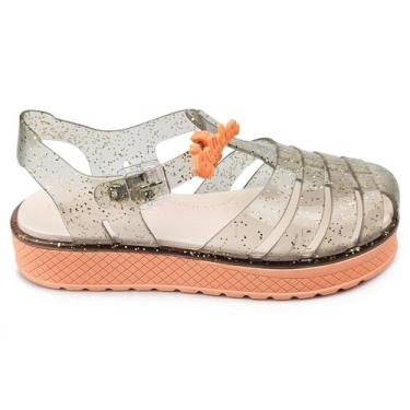 Imagem de Sandália Kidy Gloss Belinha Ouro Infantil Conforto Original, Ouro, 31-