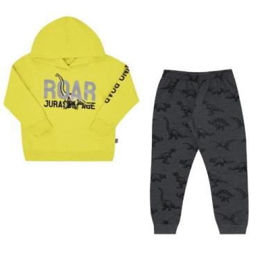 Imagem de Conjunto Moletom Infantil Menino Pulla Bulla Ref. 49672, Verde, 1