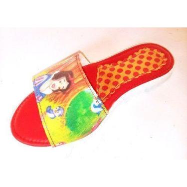 Imagem de Chinelo Infantil Feminino Personagens Criança - anjo da mamãe, Vermelh