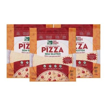 Imagem de Kit Massa Pizza Pré Assada Sem Glúten Sem Leite - Casa Rigani 3 Unidad