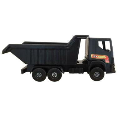 Imagem de Caminhão Brinquedo Infantil Caminhãozinho Caçamba Preto - P.A Brinqued