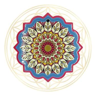 Imagem de Enfeite de Porcelana Parede  Mesa - Fluir, Mandala 04