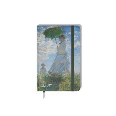 Imagem de Caderneta média monet mulher com sombrinha teca papelaria