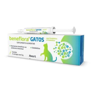 Imagem de Beneflora Gatos Suplemento Probiótico Prébiotico Avert 5g