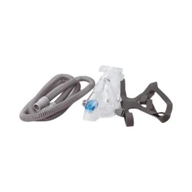 Imagem de Máscara CPAP Facial Completa Auto BiPAP Com Arnês Para Ajuda Em Ronco 