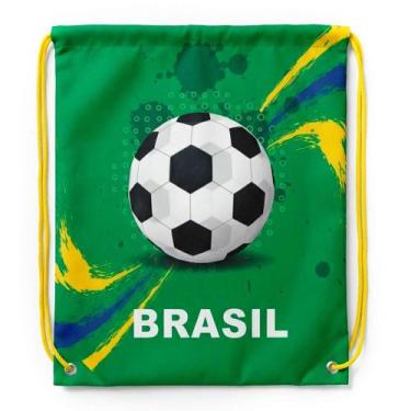 Imagem de Bolsa Saco Brasil Oxford Mochila Esportiva Domni