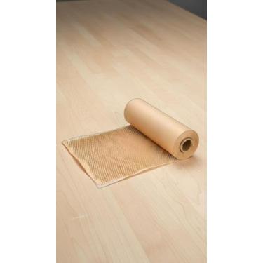 Imagem de Bobina Papel Colmeia Kraft 40cm x 50m Sustentável - Congratulations St