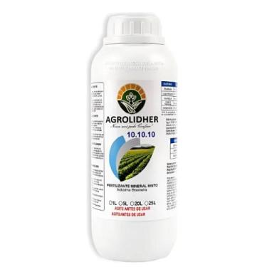 Imagem de Fertilizante Liquido Npk 10-10-10 1litro - Rende 200l - Agrolidher