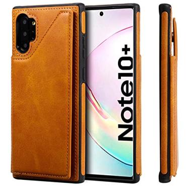 Imagem de Capa de couro de luxo para Samsung Galaxy Note 20 10 9 8 S20 S10 E 5G S9 S8 Ultra Plus A50 Carteira suporte de cartão suporte capa de bolsa, marrom XiaoNiuWen, para S20 Ultra