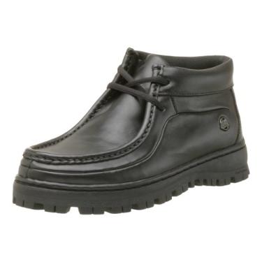 Imagem de SAO by Stacy Adams Dublin II Bota masculina de camurça com cadarço, Couro preto, 7