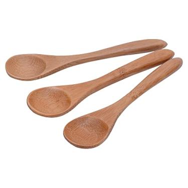 Imagem de Mimo Style Jogo de Colheres Ecokitchen Feito Inteiramente de Bambu Ecológico. Resistente e Durável. Conjunto Composto Por 3 Pçs de Colheres. Ideal Para Saleiros, Farinheiros, Açucareiros, Entre Outros
