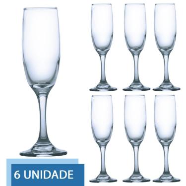 Imagem de Conjunto 6 Taças de Vidro 177ml RIOJA CHAMPAGNE Cristal Luxo