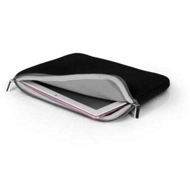 Imagem de Case Neoprene Para Notebook Multilaser BO400 Até 15,6`` Polegadas - Preto/Cinza