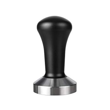 Imagem de Cortador de café Espresso de 58 mm, Tamper de café Barista SANTOW com base de aço inoxidável plana – Tamper de mão profissional Espresso