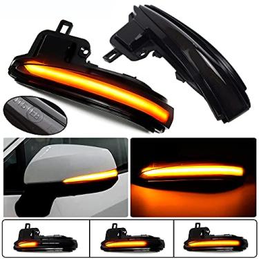 Imagem de Indicador de luz de sinalização sequencial LED dinâmico para Toyota Tacoma RAV4 XA50 Alphard Velltire Highlander XU70 para Lexus LM 2019