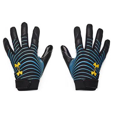 Imagem de Under Armour Luvas masculinas Blur (GGG, preto/azul/amarelo táxi)