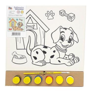 Imagem de Kit Pintura Tela 25X30 Cm - Dálmata - Kits For Kids