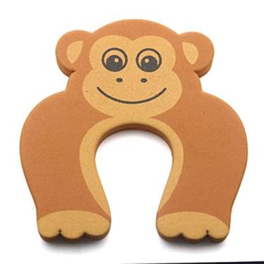 Imagem de YeeHui Plus Grampo de segurança para parada de porta de móveis tipo U dos desenhos animados evita beliscar a mão, mac