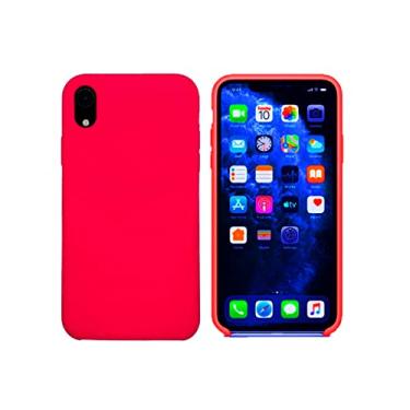 Imagem de Capinha Slim Case Colorida Compatível Com IPhone XR Vermelha,Preta, Laranja, Amarela, Azul, Rosa, Pink, Branca, Lilás, Marrom, Verde, Roxo Com 3 Camadas De Proteção PREMIUM ONYK (ROSA PINK)