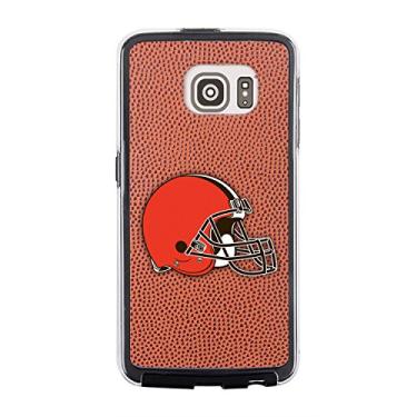 Imagem de NFL Cleveland s Classic Football Pebble Grain Feel No Wordmark Samsung Galaxy S6 Case, Marrom