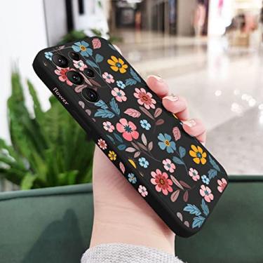 Imagem de Brilliant Flowers Phone Case para Samsung Galaxy S22 S21 S20 Ultra Plus FE S10 S9 S10E Note 20 Ultra 10 9 Plus Capa, Preto 1, Para Galaxy S21