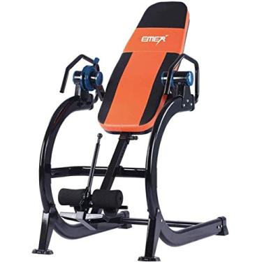 Imagem de Mesa de inversão de exercícios fitness tratamento eficaz hérnia de prato dor nas costas pendurar - carga máxima 150 kg - laranja atualizado
