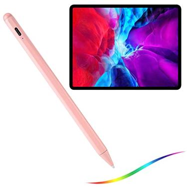 Imagem de Lápis Stylus para iPad 2020, 8ª Geração, 10,2 polegadas com rejeição de palma, 1,5 mm, ponta fina substituível, 2ª Agulha Ativa Compatível com Apple Pencil para iPad 10,2 polegadas, 8ª Geração, Caneta de Desenho Tipo C, Cor Rosa