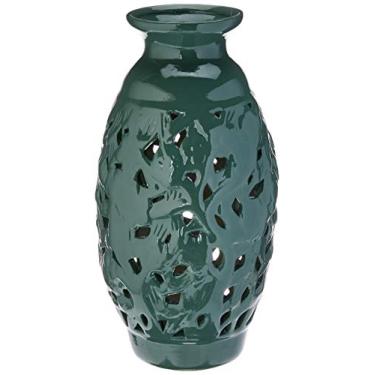Imagem de Vaso Com Recorte Pequeno Ceramicas Pegorin Verde