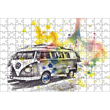 Imagem de Quebra-cabeça Cognitivo Kombi + Caneca Kombi Personalizada