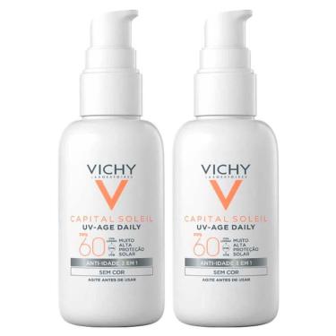 Imagem de Vichy UV-Age Daily Kit com 2 Unidades – Protetor Solar Facial FPS60 Kit-Unissex
