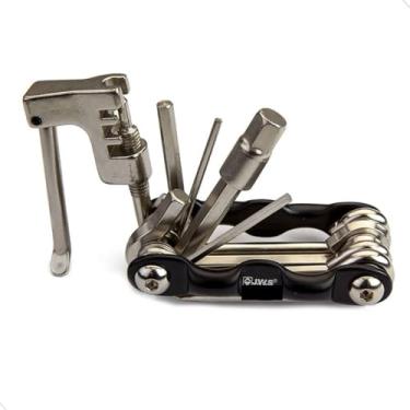 Imagem de Kit Ferramentas Chave Canivete Para Bike Manutencao Conserto Corrente Bicicleta Joco com 12 Funções Mtb Mundo Compras