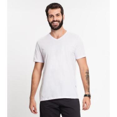 Imagem de Camiseta Masculina Em Meia Malha Kohmar Branco