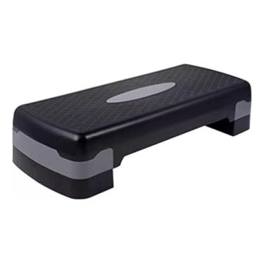 Imagem de Step de Academia para Exercício Aeróbico 67 x 28 x 10-15cm com Regulagem de Altura Premium Rubber Fit