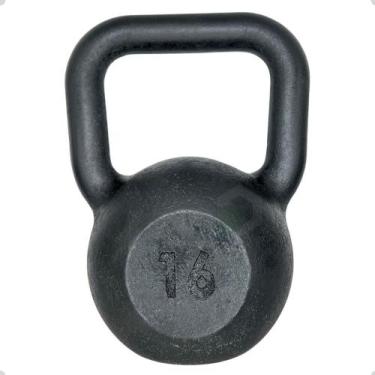 Imagem de Kettlebell De Ferro Fundido Pintado - 16 Kg - Box Ingá