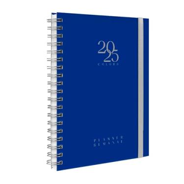 Imagem de Agenda Planner Semanal 2025 Plus Solid Colors Azul Royal