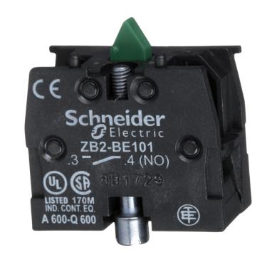 Imagem de Bloco De Contato Auxiliar P/ Botoeira Pendente 1NA ZB2BE101 – Schneider