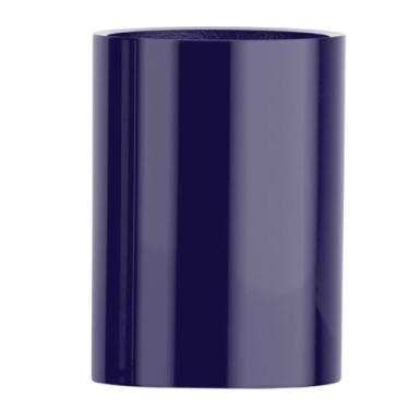 Imagem de Vaso Fibra De Vidro Vietnamita Vitrificado Cilindro Decorativo 50x36cm (Azul Noturno)