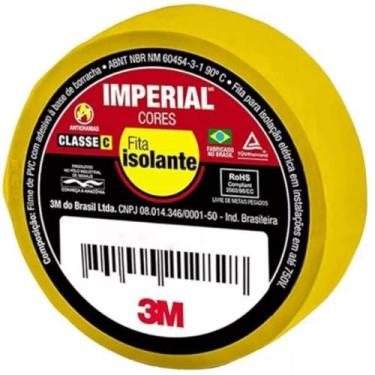Imagem de Fita Isolante 3M Imperial 18MM X 20M Amarela