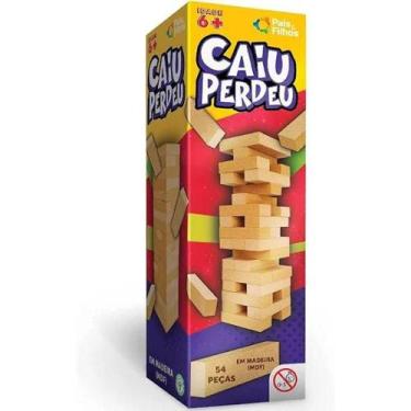 Imagem de Jogo Caiu Perdeu 54 Peças 7460 - Pais e Filhos Jogo Caiu Perdeu 54 Peç