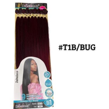 Imagem de Cabelo Bio Fibra Liso 80cm Idêntico Ao Humano Dsoar Hair Fabulosa - bb