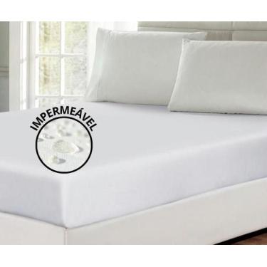 Imagem de protetor de colchão impermeavel para cama padrão protege de suor e liq