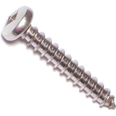 Imagem de Hard-to-Find Fastener 014973203382 Parafusos de chapa de metal de cabeça de panela quadrada, 25 x 3,5 cm, 16 peças